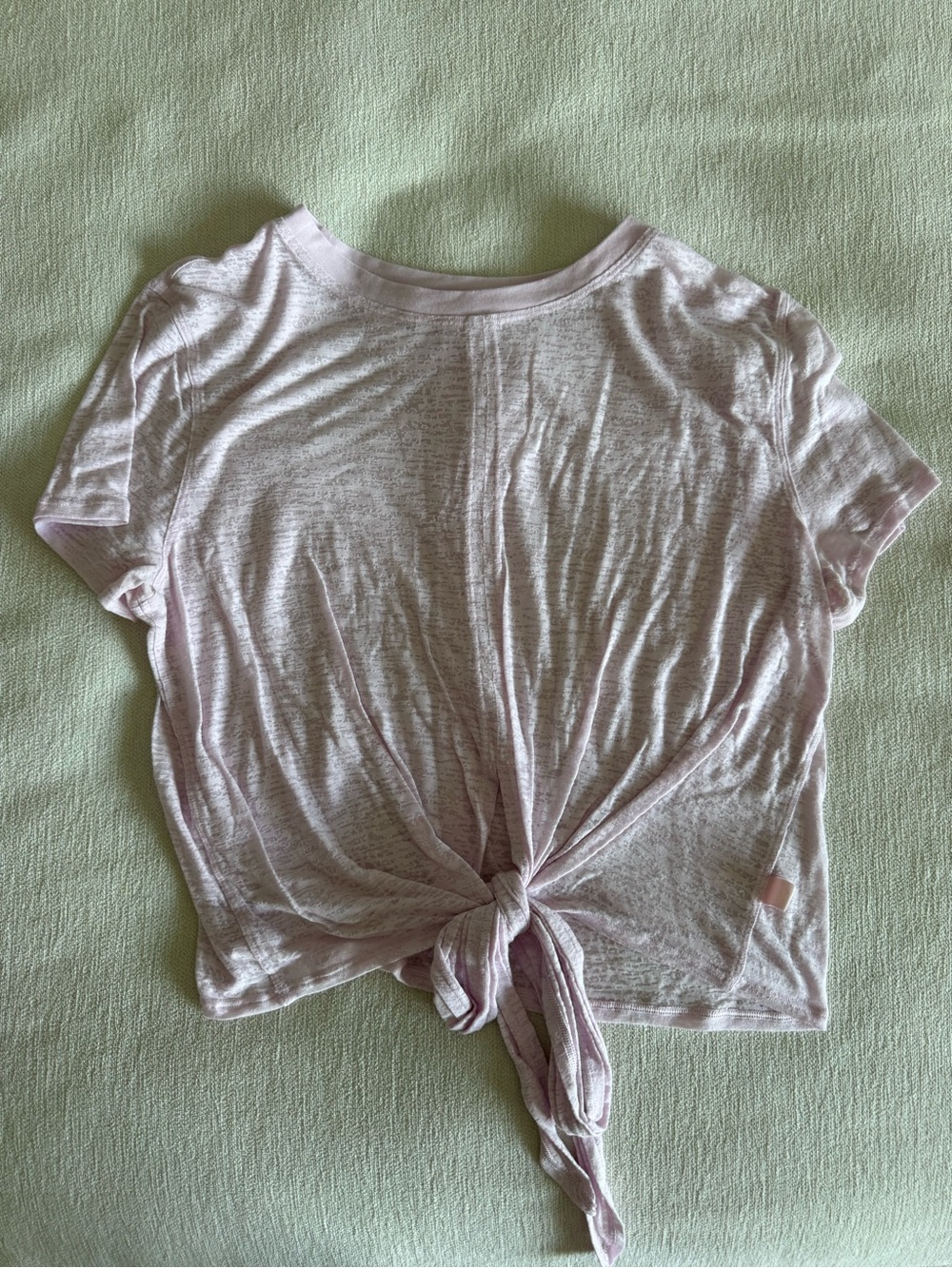 lululemon athletica Wrap Tie T-shirt Meadowsweet Pink 6